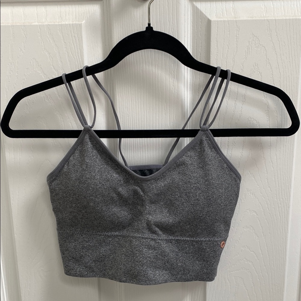 Danskin Gray Multi-Strap Sports Bra